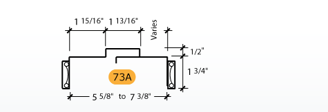 Adjustable - Frame Profile (73A) Adjustable - Frame Profile (73A)
