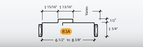 Adjustable - Frame Profile (83A) Adjustable - Frame Profile (83A)