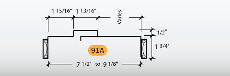 Adjustable - Frame Profile (91A) Adjustable - Frame Profile (91A)