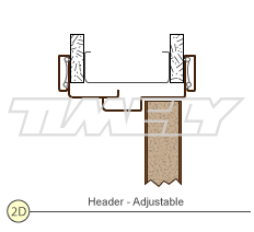 Adjustable Frame - Detail 2D Header