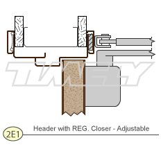 Adjustable Frame - Detail 2E1 Header With Reg. Closure